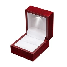 Red New Ring Box Cage Protective Case Durable Replacement For Storing Rings