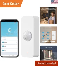Battery-Powered WiFi Motion Detector - Remote Monitoring with Real-Time Alerts