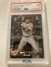 2017 Bowman Chrome Aaron Judge Batting RC #56-- PSA 9 ------HOME RUN KING ------