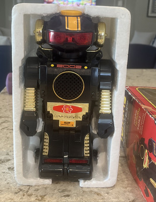 1980 TOMMY The Atomic Robot NIB Toy - Box Damaged Lights & Sound Work -Not Robot