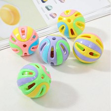 Large Colorful Bell Ball - Cat Toy for Self-Play, Interactive Pet Toy with Jingl
