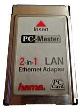 HAMA 2 in 1 Ethernet LAN ADAPTER PC CARD WL322