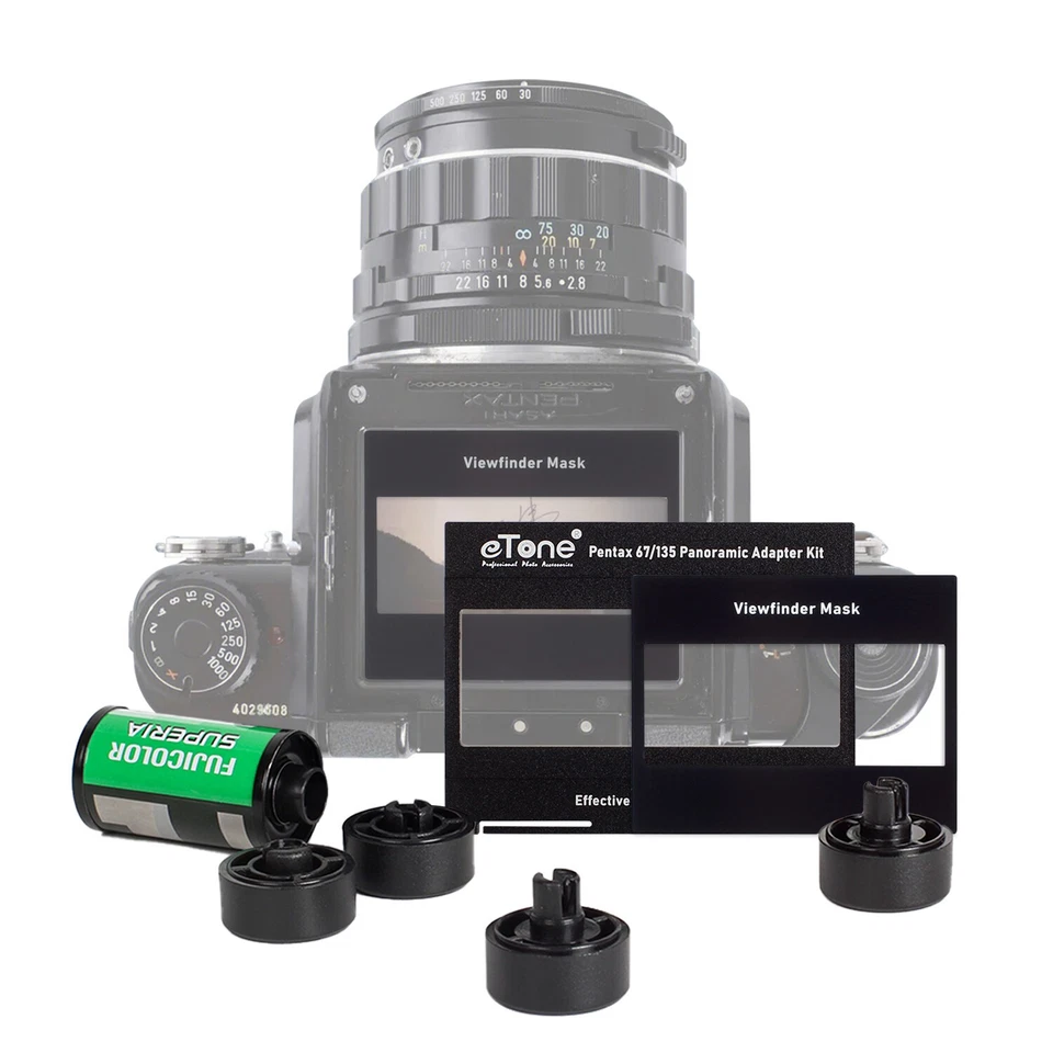 Kit de conversión eTone para cámara Pentax 67 67II 6x7 120 a 135 foto panorámica Foto 2 de 4