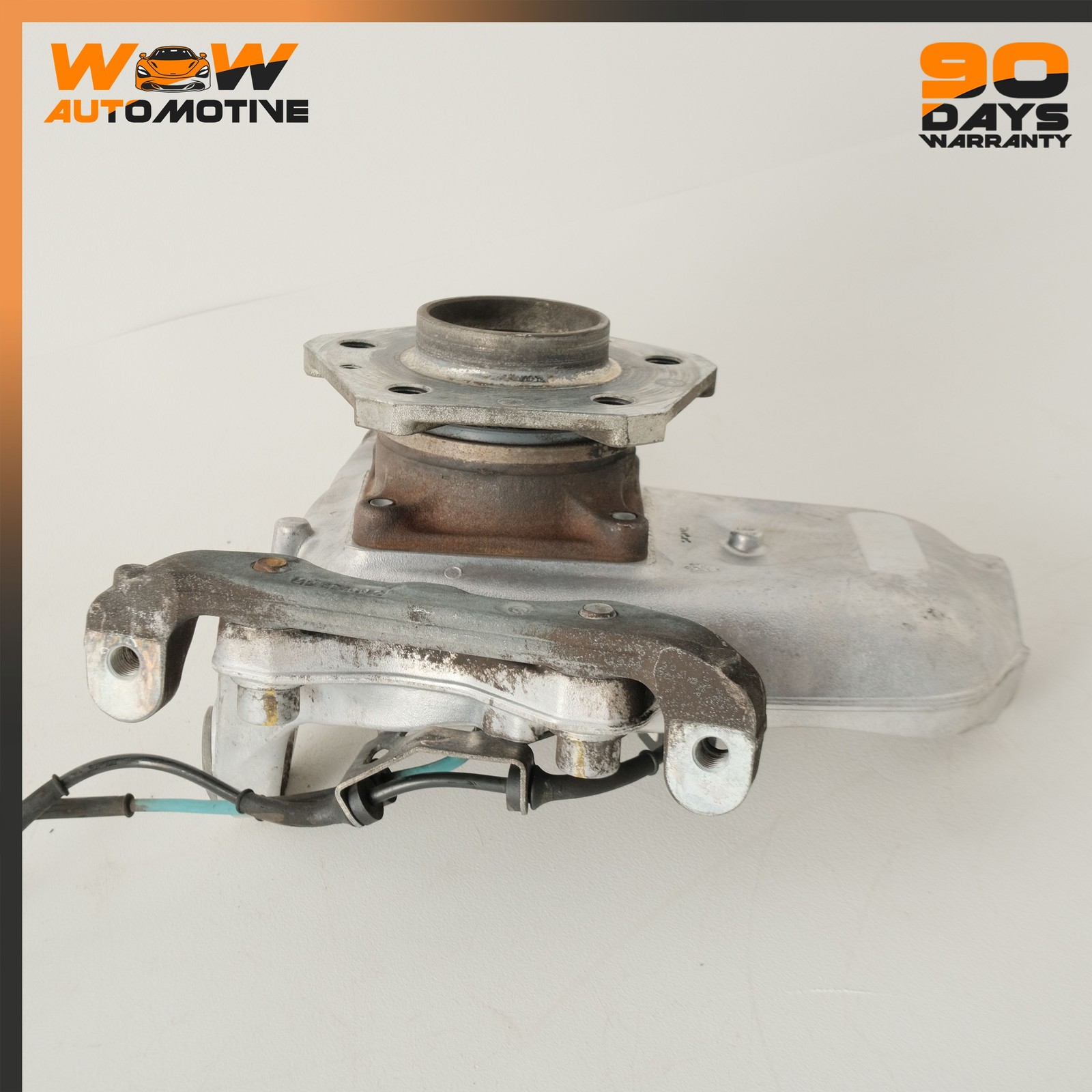 08-19 MASERATI GRANTURISMO S FRONT RIGHT SUSPENSION SPINDLE KNUCKLE HUB OEM