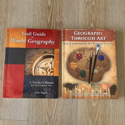 Homeschooling - Geography Books (Lightly Used Really Great For Young Students)
