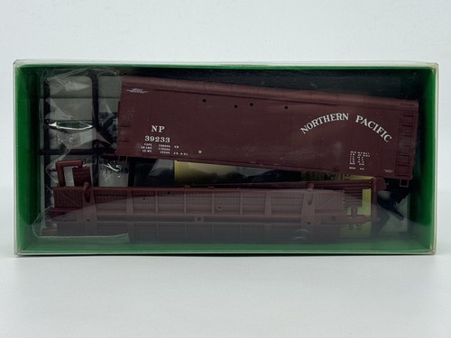 HO Bowser Northern Pacific 40’ techo rasante Boxcar kit sin montar NP #39233 | Zustand: New