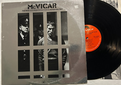 McVicar - Roger Daltrey - 1980 Polydor LP - Foil cover Insert Sterling Master EX