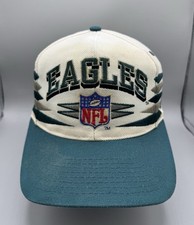 VTG Philadelphia Eagles Snapback Hat Logo Athletic Diamond Cut NFL ProLine Wool