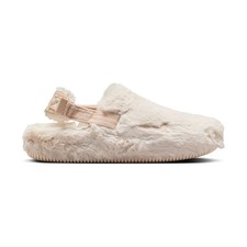 Nike Calm SE Sanddrift Fur Women's Mules Size 5