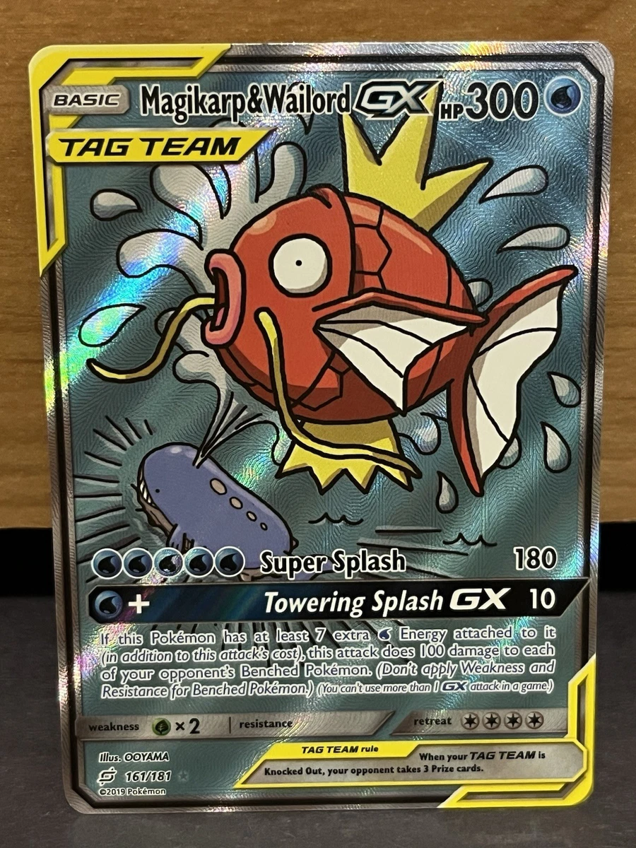 25+ Magikarp & Wailord GX 161/181 Sm-Team Up for sale | Updated