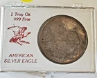 U.S. Mint 1990 Merry Christmas American Silver Eagle 1 oz Silver Coin    CS#241