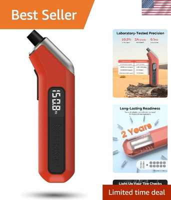 #ad #ad Extreme Weather Proof Digital Tire Pressure Gauge 3 200 PSI in Vivid Orange $12.99
