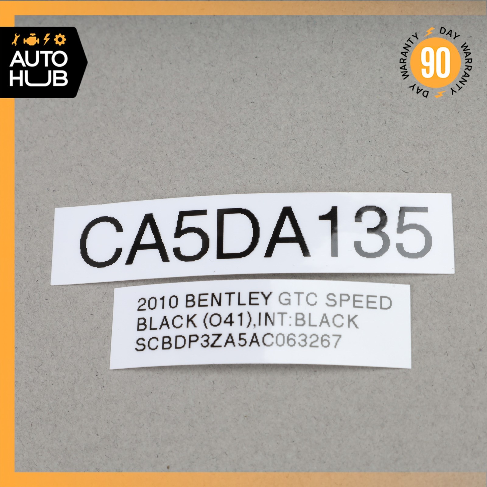 Bentley Continental GTC GT Front or Rear Door Sound Speaker OEM