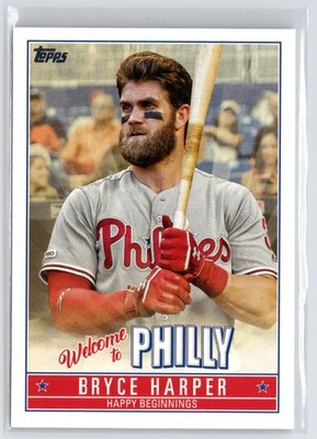 Bryce Harper 2019 Topps Update Bryce Harper Welcome to Philly #BH-4 Phillies