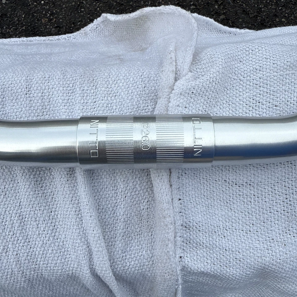 Bicicleta Nitto B2522AA SSB - 26mm Abrazadera - 570 Mm Aleación Urbana Ligera Barrido Trasero Japón Foto 2 de 4