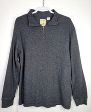 RedHead Sweater 1/4 Zip Pullover Waffle Knit ...