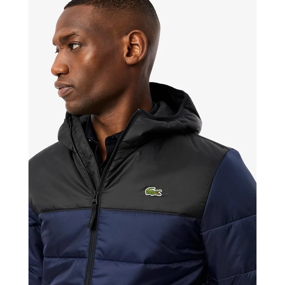 Lacoste Water-Repellent Quilted Puffer Navy / Black - Image 4 of 4