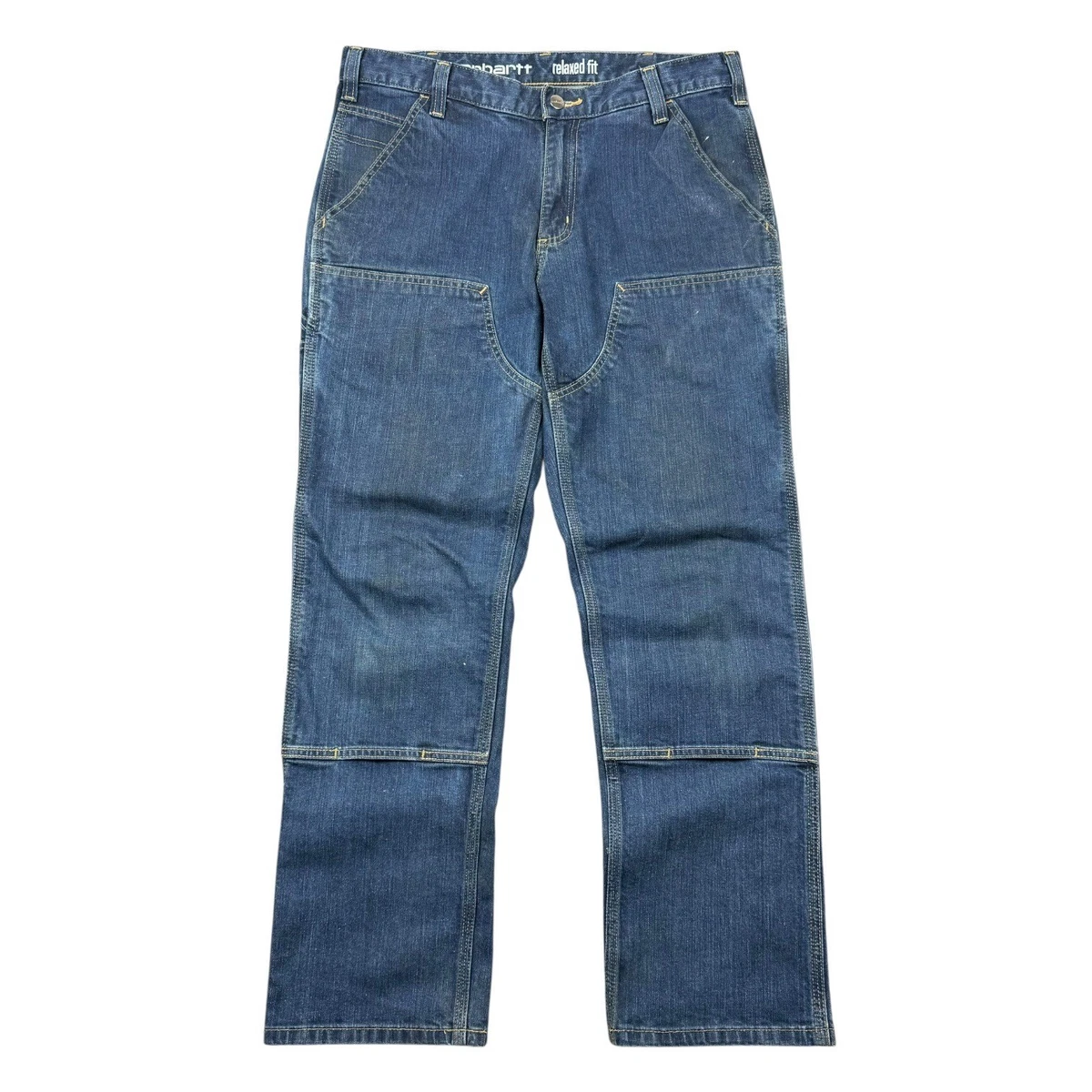 Carhartt Double Knee Jeans In Men's Jeans for sale | eBay
