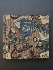 CREATIVE MEMORIES 12x12 Passport Tapestry Travel Album White Pages Retired NWOB