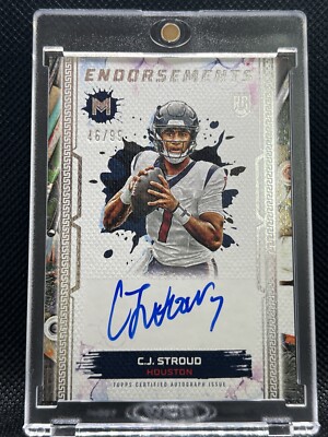 2023-24 Topps Motif Football CJ Stroud Rookie Auto #46/99 TEXANS