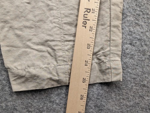 Donna Karan Pants Womens 8 Beige Linen Blend Straight Leg Linen Blend Y2K Preppy - Picture 4 of 14