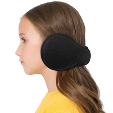 Foldable Ear Muffs for Kids 4-9 Years Winter Ear Warmers for Girls Boys
