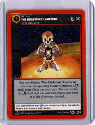#52/159 - THE SKELETON S LANTERNS - REGULAR - CRYPTID NATION 2ND ED - METAZOO 