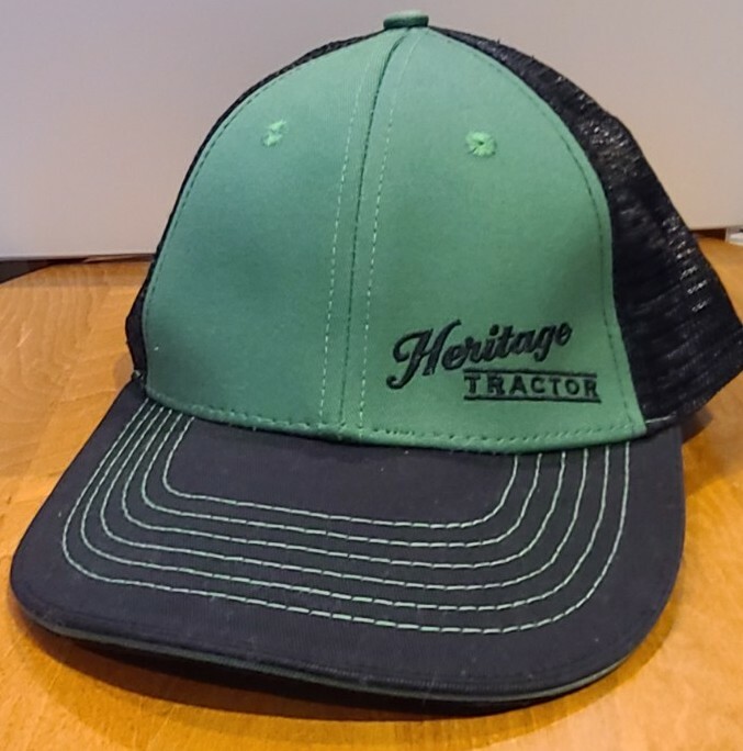 GREEN Heritage Tractor JOHN DEERE Ball Cap Truckers H… Gem
