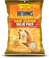 HotHands Hand Warmer Value Pack, 10 Count Pack of 1 free shipping across USA