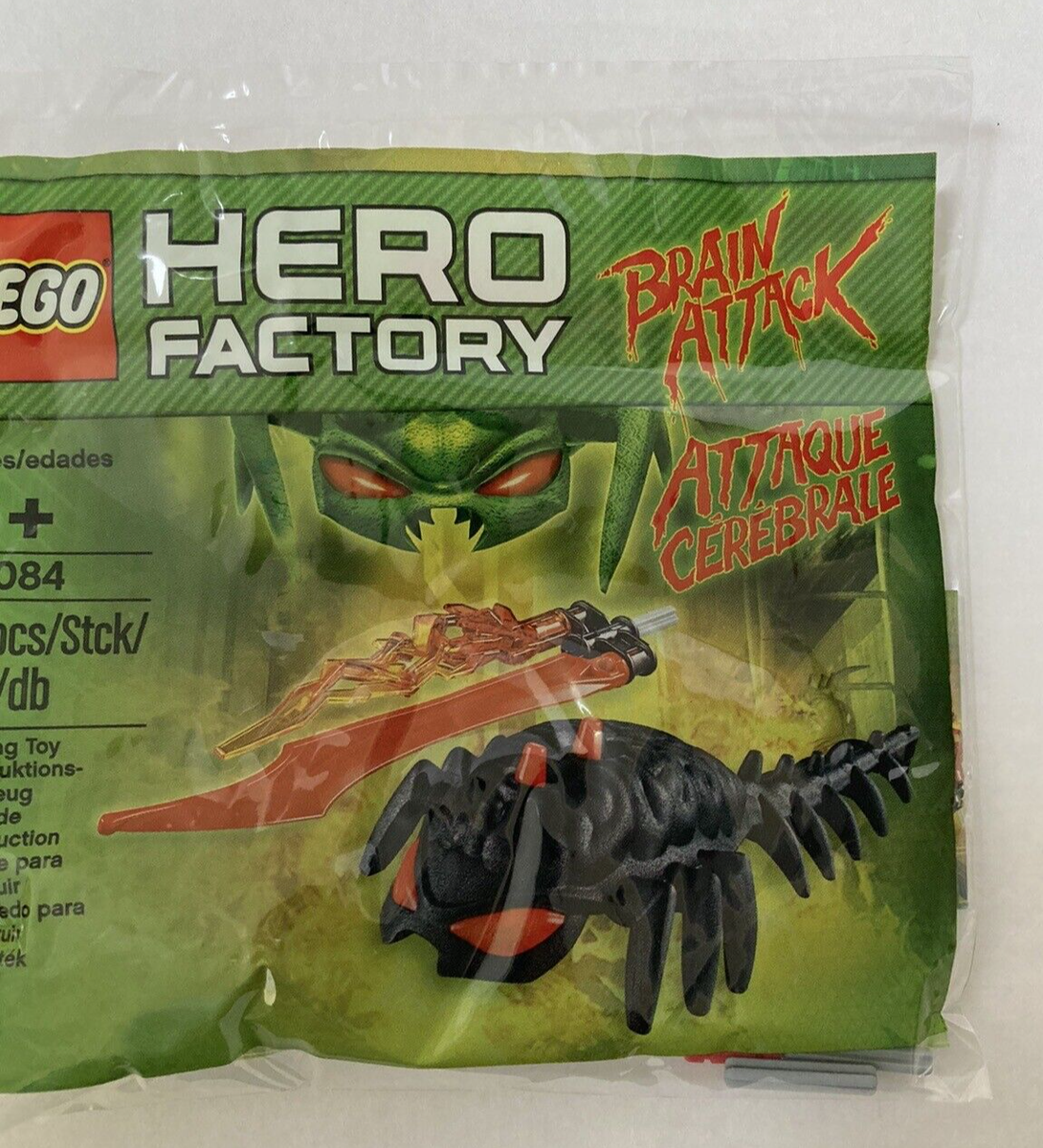 Lego Hero Factory 40084 Brain Attack Polybag 2013 New Sealed 6Pcs