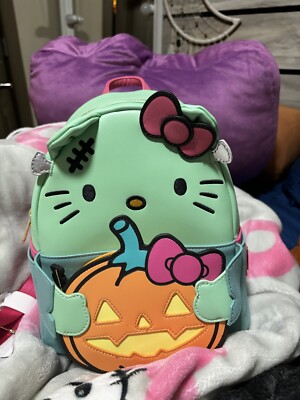 Loungefly Sanrio Hello Kitty Halloween Frankenstein Mini Backpack