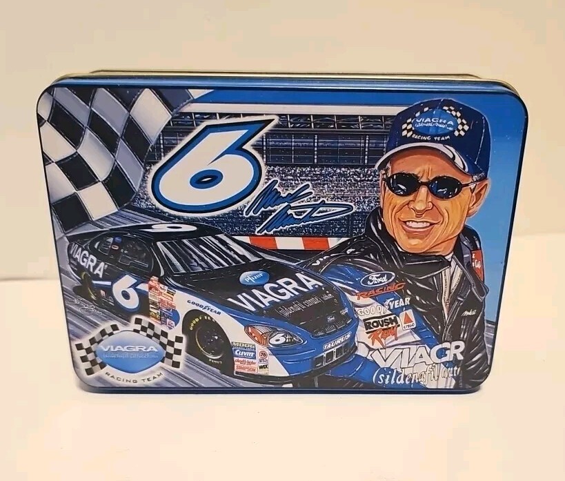 Kraft Cheese Velveeta #6 Mark Martin Tin Box Ford Sam Bass Collector Series