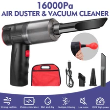 16000PA Aspiradora De Mano Para Casa Auto Carro Inalambrica Limpieza Carros