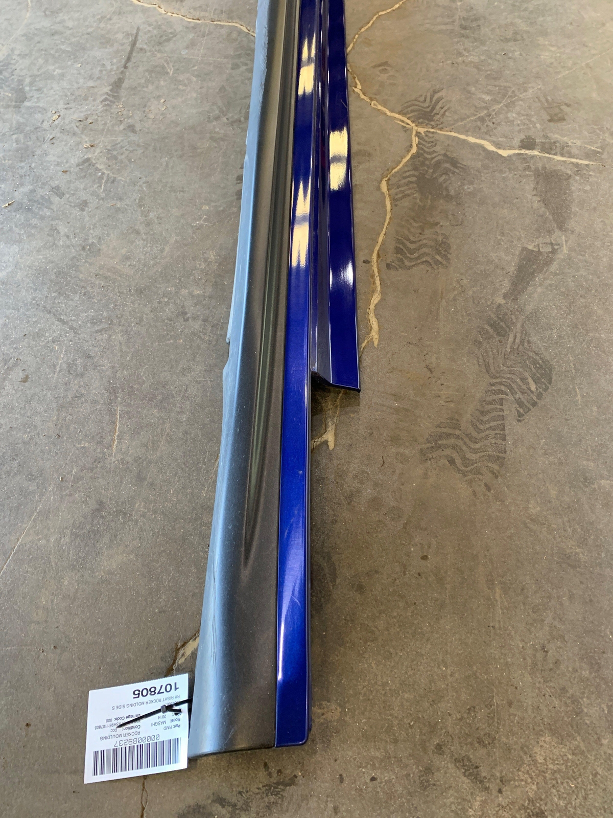 2014 - 2016 MASERATI GHIBLI OEM RIGHT ROCKER MOLDING SIDE SKIRT 670010791