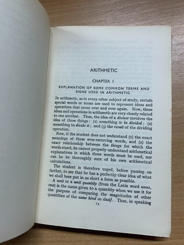 1942 "TEACH YOURSELF MATHEMATICS" VINTAGE HARDBACK BOOK (P3) - Picture 11 of 20