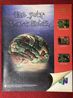 Command & Conquer Nintendo Video Game 1999 Print Ad - Great To Frame!