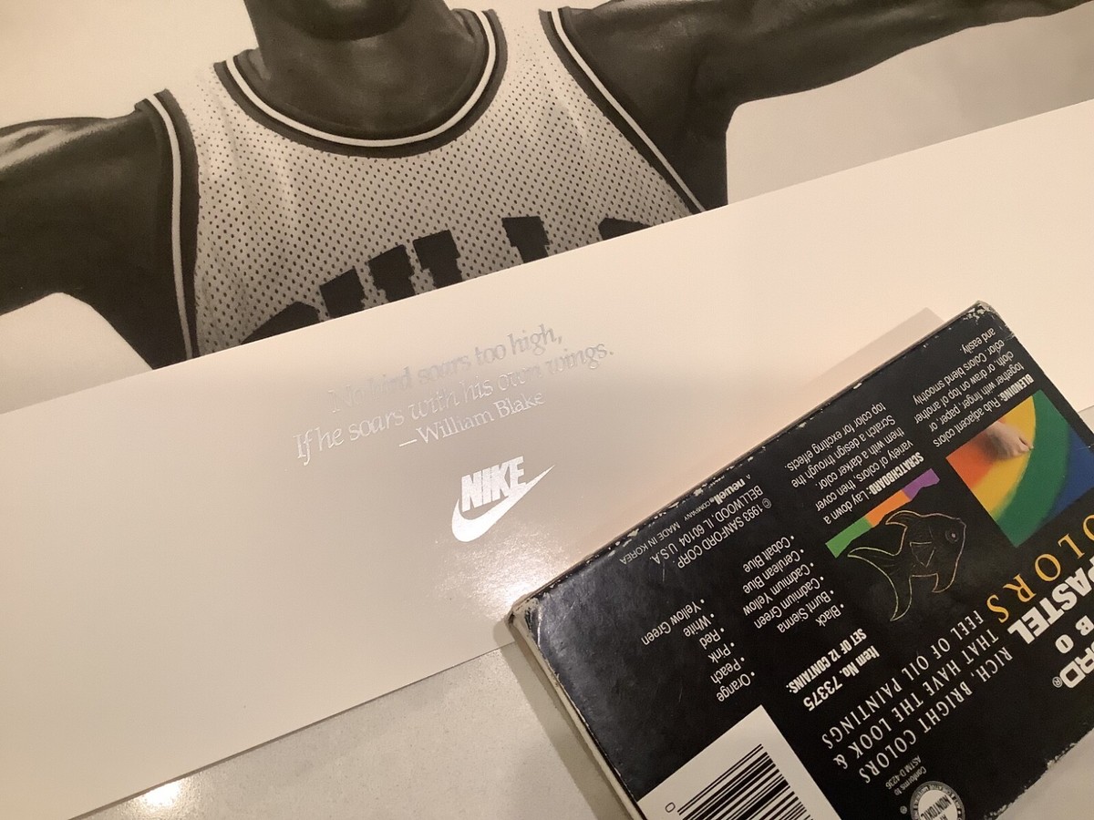 ジョーダン　JODAN nike ビンテージ　ポスター　AJ WINGS VINTAGE MICHAEL JORDAN NIKE - WINGS POSTER 76