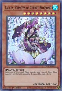 Talaya, Princess of Cherry Blossoms - SESL-EN052 - Super Rare - 1st Edition x3 -