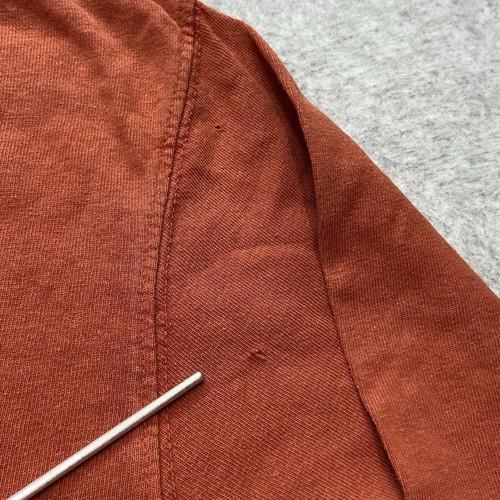 Carhartt Shirt Men's Long Sleeve Original Fit Bright Orange Size XL Distressed - Picture 6 of 10