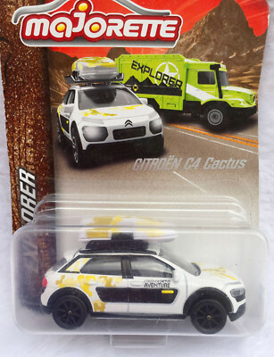 Majorette Citroen C4 Cactus White Extention Roof Explorer 1:56 in Long  Package | eBay