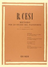 Metodo Per Lo Studio Del Pianoforte - Fasc. IV - Beniamino Cesi - Pianoforte