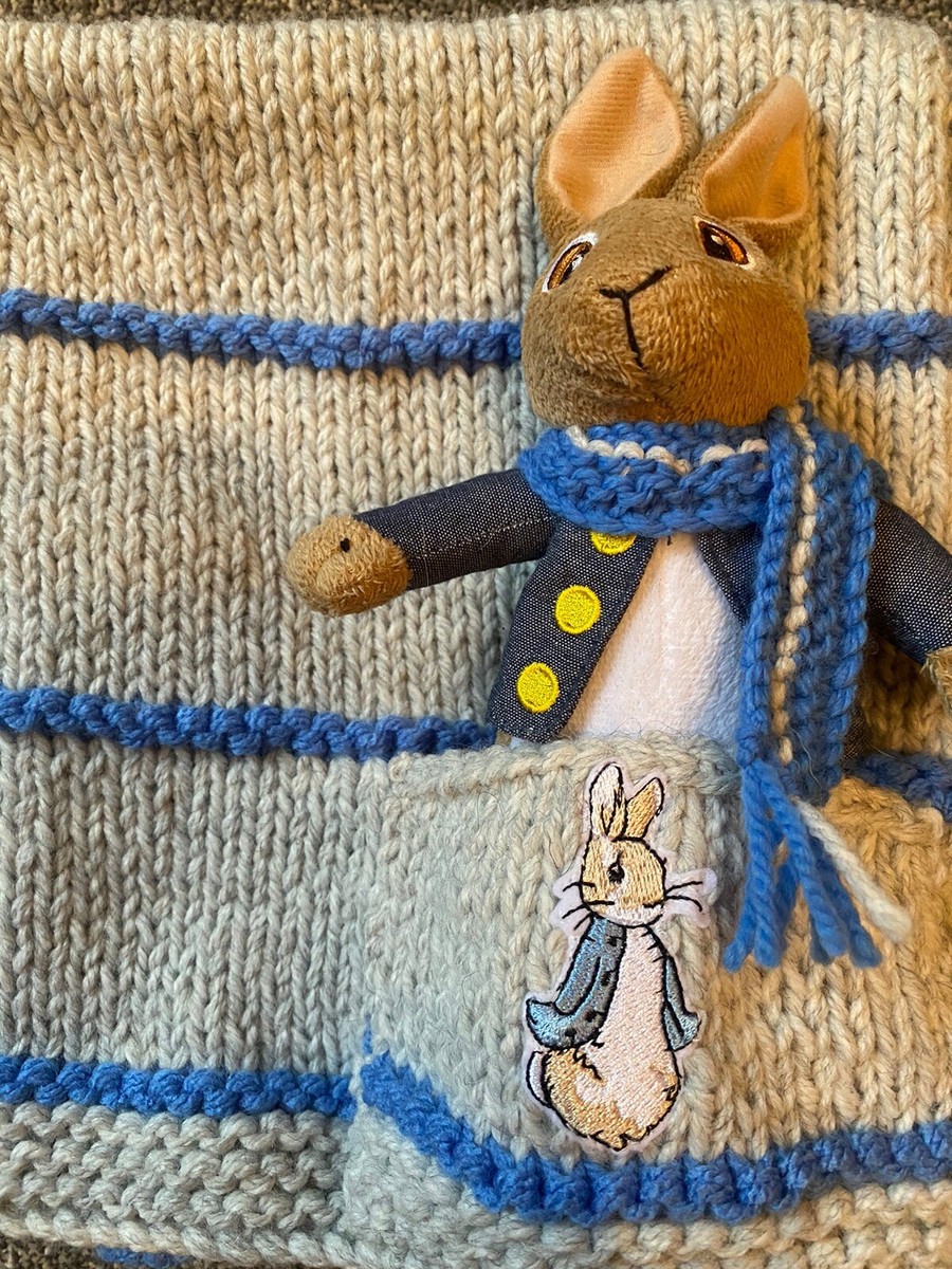 Peter Rabbit Theme Baby Blanket With A Free Peter Rabbit! UK