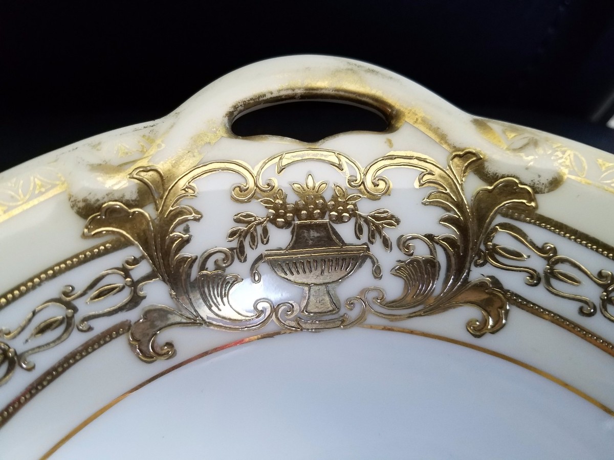 Noritake HANDPAINTED Japan US Design PAT 77630 Oval Serving Noritake HANDPAINTED Japan US Design PAT 77630 Oval Serving