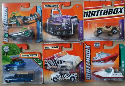 Matchbox Jeep Willys, ATV, Dune Buggy, Chevy Wagon, VW Type 181, Sea Explorers