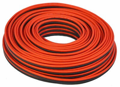SKY HIGH CAR AUDIO 14 GAUGE OFC SPEAKER WIRE 25FT RED/BLACK