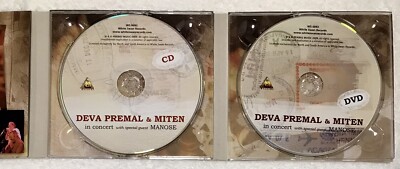 The Yoga of Sacred Song and Chant by Deva Premal & Miten, Manose (CD,DVD) WS 009