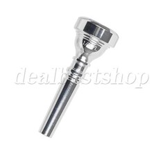 2PCS 73mm Brass Silver Flugelhorn Beginner Practice Mouthpiece 1-1/2CFL
