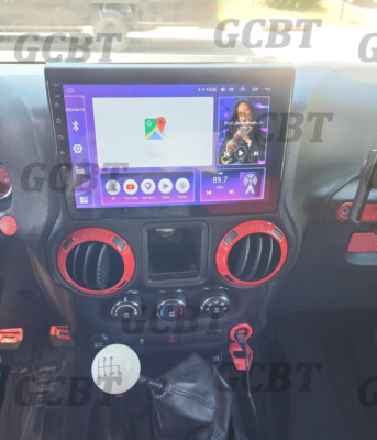 10.1'' Carplay Android 13 For 2007-2017 Jeep Wrangler JK Radio GPS Navi FM