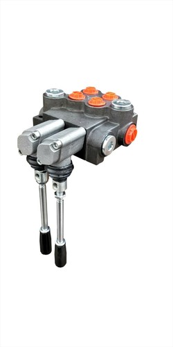 2 Spool Hydraulic Directional Control Valve 11gpm 40L Double Acting Cylinder DA - Picture 6 of 8