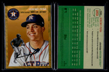 2023 Topps Platinum Anniversary Platinum Gold Wave Refractors Jeremy Pena /50